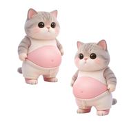 Autocollant Ventre d'Animal 3D en silicone mignons et amusants