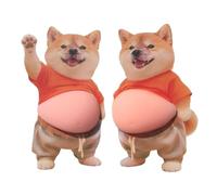 Autocollant Ventre De Chien | Stickers Souples en Silicone 3D Ventre de Chien | Décalcomanies pour Gourde et Bouteille d'Eau | pour Journal Carnet Cahier Fournitures Scolaires Valise Ordinateur Portab