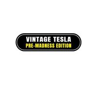 Autocollant vintage amusant anti-Elon édition Pre Madness - Autocollant en vinyle anti-Elon Musk pour pare-chocs de voiture, ordinateur portable, bagages, fenêtre (Vintage Tesla)