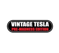 Autocollant vintage anti-Elon en vinyle pour voiture Motif regret Elon Went Crazy Model X Y 3 S Coins arrondis