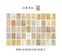 Autocollant Vintage Plante, 50 Pièces, Étiquette Scrapbooking, Scrapbooking, Décoration, Style Rétro, Encyclopédie Washi, Pour Journal Intime Album