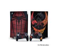 Autocollant vinyle Captain America Iron Man Venom PS5dg-0007 pour console PS5 Disk Edition et 2 manettes