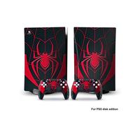 Autocollant vinyle Captain America Iron Man Venom PS5dg-0352 pour console PS5 Disk Edition et 2 manettes