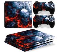 Autocollant vinyle pour Playstation 4 Pro, Magma PS4 Pro Console et manettes