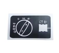 Autocollant Voiture Compatible Avec A3 8L 1996 1997 1998 1999 2000 2001 2002 2003 AutocollantRéparation Interrupteur Lumière À Conduite À Gauche Pièces Intérieures Voiture Noires Accessoires