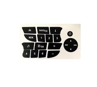 Autocollant Voiture Compatible Avec Clio Pour Megane 2009 2010 2011 Autocollants De Réparation Pour Boutons Audio Radio CD D'intérieur Voiture Accessoires De Décoration