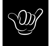 Autocollant Voiture Humour Sticker Voiture Créatif Gestes Autocollants de Voiture 3D Décoration Autocollant de Voiture Drole Étanche Stickers Muraux pour Voiture Camion SUV Art Mural