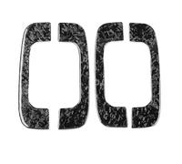 Autocollant Voiture Intérieur Pour Ford Pour Mustang 2021 Bandes Décoration Poignée Toit En Fiber Carbone Autocollants Voiture Accessoires Intérieurs(Texture)