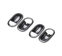 Autocollant Voiture Intérieur Pour Mercedes Pour Smart 453 Pour Fortwo Pour Forfour Poignée Porte En Fibre Carbone Protègent Les Autocollants Cadre Décoratif(Ner wrist 4)