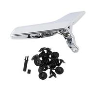 Autocollant Voiture Intérieur Pour Mercedes W204 X204 Chrome Voiture Intérieure Poignée Porte Intérieure Kit Réparation Revêtement D'habillage Intérieur(Bright silver Right)