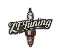 Autocollant - "ZT Spark Plug" multicolore, coupe contour
