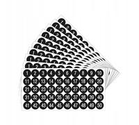 Autocollants 1-100 CHIFFRES Numéros MARQUAGE NOIR Numérotation 5 FEUILLES 500 pi