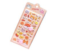 Autocollants 3D - 30 g PVC motif empreintes de pattes d'animaux | Variété de mini autocollants mignons | pour filles garçons étui de téléphone portable bouteille d'eau carnet scrapbooking