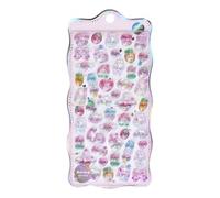 autocollants 3D - Autocollants 3D mignons pour tout-petits, décalcomanies d'animaux de dessin animé, pour ordinateurs portables, crayons, tablettes, tasses à eau, maternelle, récompense scolaire