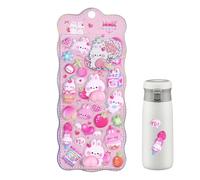 Autocollants 3D,Autocollants D'Animaux Mignons | 3D pour Tout-Petits,pour Carnet Ordinateur Portable Coque de Téléphone Bouteille d'Eau Étui à