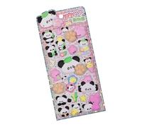 Autocollants 3D | Autocollants Panda Derrière Décorations - Décalques de Récompense Animaux,pour Coque Téléphone, PC Portable, Garçons, Filles, Cadeaux Fête,