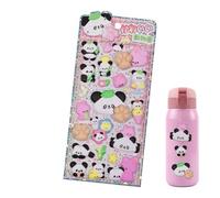 Autocollants 3D,Autocollants Panda Derrière Décorations - Décalques de Récompense Animaux,pour Étui Téléphone Scrapbooking Ordinateur Portable Bricolage Garçons Filles Femmes Cadeaux