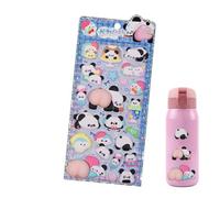 Autocollants 3D,Autocollants Panda Derrière Décorations - Décalques de Récompense Animaux | pour Étui Téléphone Scrapbooking Ordinateur Portable Bricolage Garçons Filles Femmes Cadeaux