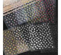 Autocollants 3d De Nail Art Avec Lettres De L'alphabet Anglais",D¿¿Calcomanies Adh¿¿Sives De Manucure,Couleur Or Et Argent,Curseur De Mot Color¿¿,"D¿¿Cor - Type 8pcs #E