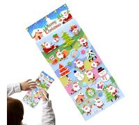 Autocollants 3D de Noël | Autocollants DIY Décorations Festives | Décalcomanies en Relief 3D,Pour Coque Téléphone, Carnet, Ordinateur Portable, Adultes, Cadeaux Fête, Garnitures Bas