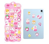 Autocollants 3D | Décalcomanie Douce Animaux pour Papeterie,Autocollants Pour Carnet | Pour Adultes Fête Cadeaux École Téléphone Bagages Bouteille D'eau Ordinateur