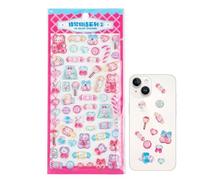 Autocollants 3D,Décalcomanie Mignonne Et Drôle Au Thème Alimentaire Transparent | Autocollants Pour Scrapbooking | Pour Récompense Scolaire Journal Agenda Téléphone Valise Ordinateur Portable