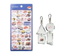 Autocollants 3D | Décalcomanies de Style Japonais pour Scrapbooking - Autocollants Mignons Et Petits | Pour Ordinateurs Portables Coques De Téléphone Fêtes Anniversaires Salle De Classe Activités