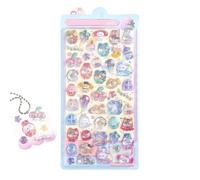 Autocollants 3D - Décalcomanies en Résine Cartoon - Autocollants Mignons et Réutilisables | pour Amis Intérieur Extérieur Frigo Agenda Maison Voiture Bouteille