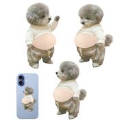 Autocollants 3D - Décalcomanies sensorielles animaux ventre mou,Stickers 3D à presser version cartoon | Pour garçons filles ados, scrapbooking, journaling, décoration ordi, coque