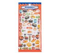 Autocollants 3D - Décalques Transparents Thème Alimentaire - Autocollants Pour Carnets | Pour, Adultes, École, Journal, Agenda, Téléphone, Bagage, Bouteille