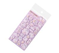 Autocollants 3D - Décoration réutilisable en feutre de dessin animé | Autocollants animaux mignons autocollants amusants - pour l'école, le bricolage, le scrapbooking, le cahier, le journal