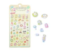 Autocollants 3D - Drôles Réutilisables Amovibles | Autocollants Adhésifs Décoratifs Animaux | Pour Anniversaire Noël Journaling Étui Téléphone Cahier Bouteille