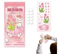Autocollants 3D Empilables De Construction - Autocollants 3D Superposables Mignons Enfant, Animaux Cartoon - Pour Cahiers Manuels Scolaires Trousse École Maternelle Loisirs Créatifs