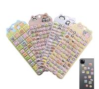 Autocollants 3D en forme d'animal de dessin animé, autocollants puissants pour scrapbooking, famille, amis, intérieur, extérieur, réfrigérateur, planificateur, maison, voiture, carnet, boîte à