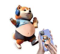 Autocollants 3D en forme de chiot de dessin animé - Autocollants 3D doux pour , adolescents, filles, journaux de récompense, ordinateurs portables, bagages, skateboard, salle de classe