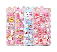 Autocollants 3D en forme de hanche, autocollants texturés amusants, autocollants décoratifs 3D pour enfants, autocollants décoratifs, avec catégorie de fournitures d'artisanat, fonction interactive