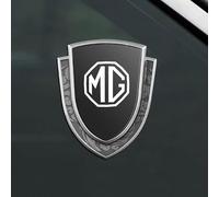 Autocollants 3D en Métal avec Logo de Voiture pour MG ZS EV SUV 2019-2023, Décalcomanies de Voiture Emblème Badge Autocollant Stickers,A