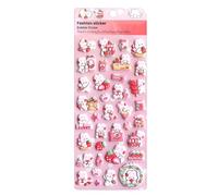 Autocollants 3D en relief | autocollants pour mini lapins | décoration en mousse 3D à bulles - pour scrapbooking, appareil photo, agendas, ordinateurs portables, étuis de téléphone