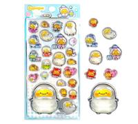 Autocollants 3D Flottants,Fournitures d Art Amusantes et Mignonnes 3D | Autocollants Filles De Dessin Animé,Pour Carnets Trousses Tablettes Maternelle Classe Récompense Fête Création