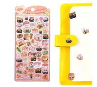 Autocollants 3D - Fournitures de scrapbooking en résine mignonne, collection de décalcomanies pour figurines d'animaux de compagnie, autocollants de téléphone dimensionnels, décoration artistique adhé