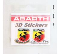Autocollants 3D Logo Abarth Petit code 21531
