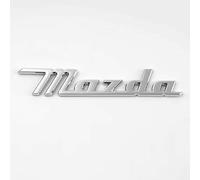 Autocollants 3D Logo Métal de Voiture pour Mazda 5 2010-2015, Autocollant Badge Emblème Insigne Carrosserie Décalcomanies Décoration Accessoires,Silver