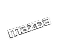 Autocollants 3D Logo Métal de Voiture pour Mazda 6 I Kombi 2002-2007, Autocollant Badge Emblème Insigne Carrosserie Décalcomanies Décoration Accessoires,Silver