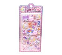 Autocollants 3D - Lot de décalcomanies en forme de patte d'animal, mini adhésifs mignons de dessin animé, étiquettes décoratives imperméables | Assortiment de décorations pour scrapbooking, loisirs