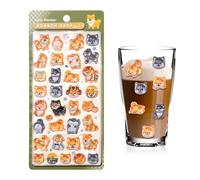 Autocollants 3D Mignons | Autocollants Chiens/panda Pour Enfant | Mini Autocollant De Dessin Animé Animal Mignon, Cadeau Créatif Pour Étui De Téléphone, Carnet De Notes, Scrapbook