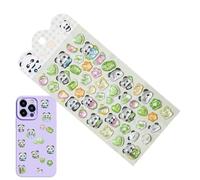 Autocollants 3D mignons - Autocollants de dessin animé lumineux - Autocollants animaux mignons - Dispose d'une colle sans taches qui se retire sans laisser de traces et ainsi assurer la sécurité des