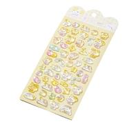 Autocollants 3D mignons - Autocollants de dessin animé lumineux - Autocollants animaux mignons - Dispose d'une colle sans taches qui se retire sans laisser de traces et ainsi assurer la sécurité des