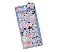 Autocollants 3D mignons - Autocollants décoratifs esthétiques panda, pour carnet de notes, carnet de notes, ordinateur portable, loisirs créatifs, et filles, cadeaux de fête
