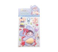 Autocollants 3D Mignons Décalque Pour Ordinateur Portable Style Soft Girl