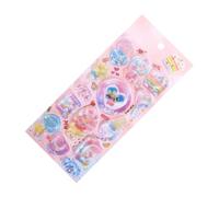 Autocollants 3D Mignons - Jouets 3D Imperméables Pour Filles Avec Bulle D'Eau - Autocollants Bulles Cartoon - Pour École Récompense Fête Bricolage Décoration Sur Cahiers Trousses